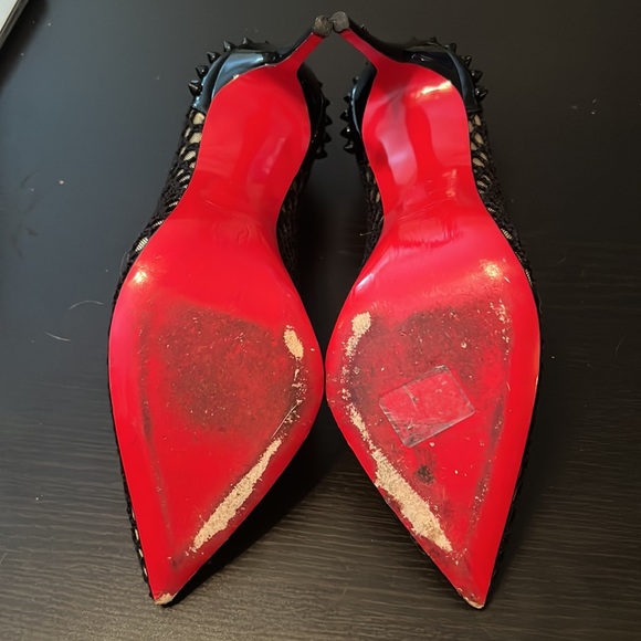 Christian Louboutin Guni Spiked Heels - Picture 9 of 10